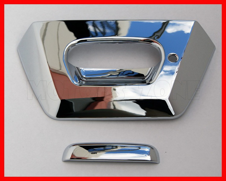 02 06 Chevy Avalanche Chrome Tailgate Handle Cover 05